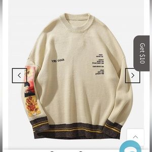 BRAND NEW Oversized Van Gogh Sweater